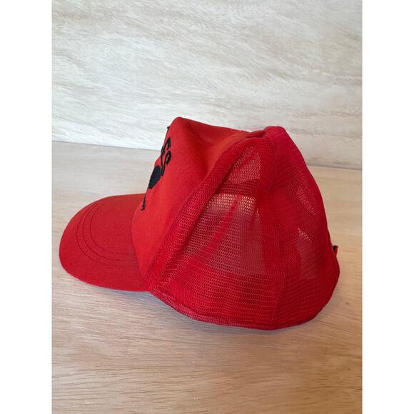 Vintage Eagles Band Red A-Frame USA Made Trucker Hat - Picture 3 of 7